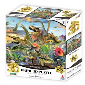 3DΠαζλ Howard Robinson – Dinosaurius (100 κομμάτια)