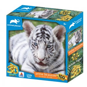 3DΠαζλ Animal Planet – White Tiger (100 κομμάτια)