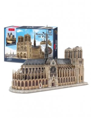 3D Puzzle Notre Dame de Paris  (open and see inside)