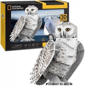 3D Puzzle National Geographic: Snowy Owl